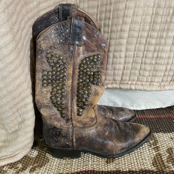 Frye Billy Hammered Stud Boots - Picture 2 of 6